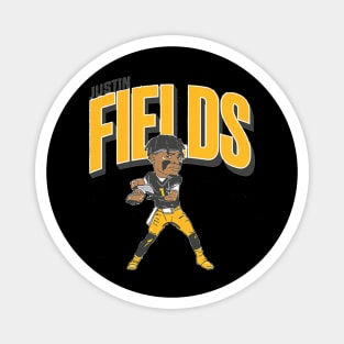 Justin Fields Pittsburgh Caricature Magnet